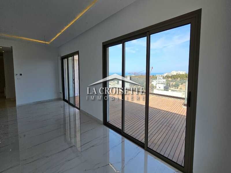 Appartement S+3 vue sur mer à Gammarth